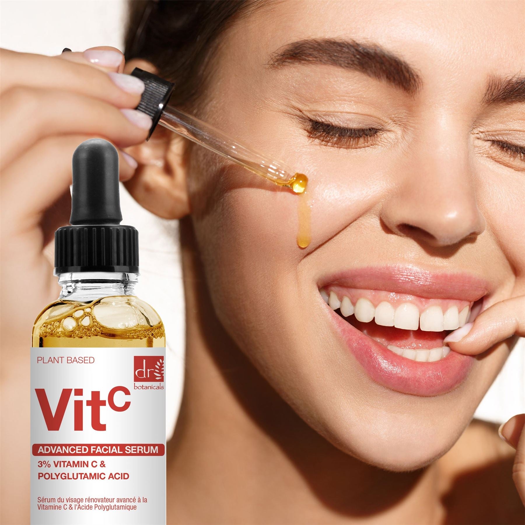 Advanced Facial Serum with 3% Vitamin C &  Polyglutamic Acid 30ml