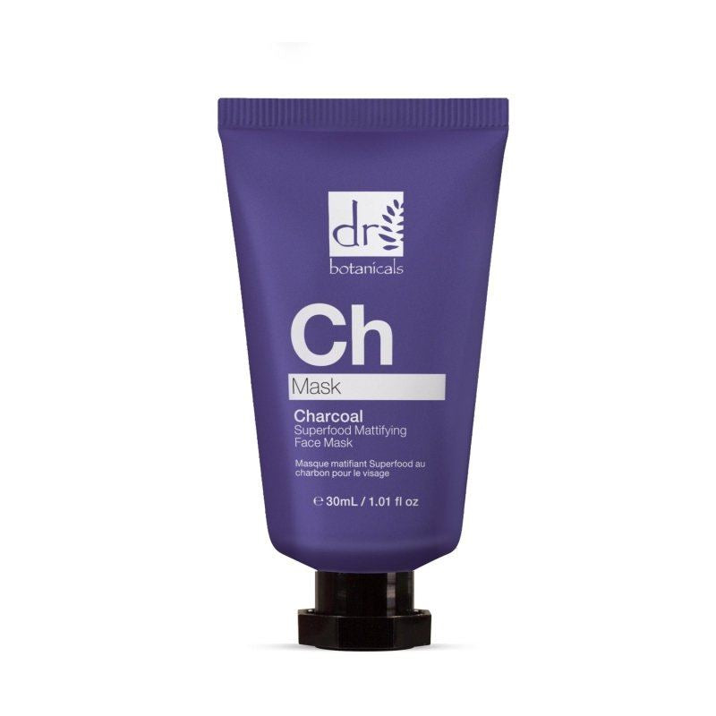 Masque visage matifiant aux superaliments au charbon de bois