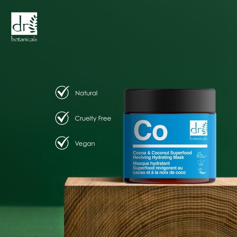 Masque hydratant revitalisant aux superaliments au cacao et à la noix de coco 60 ml 
