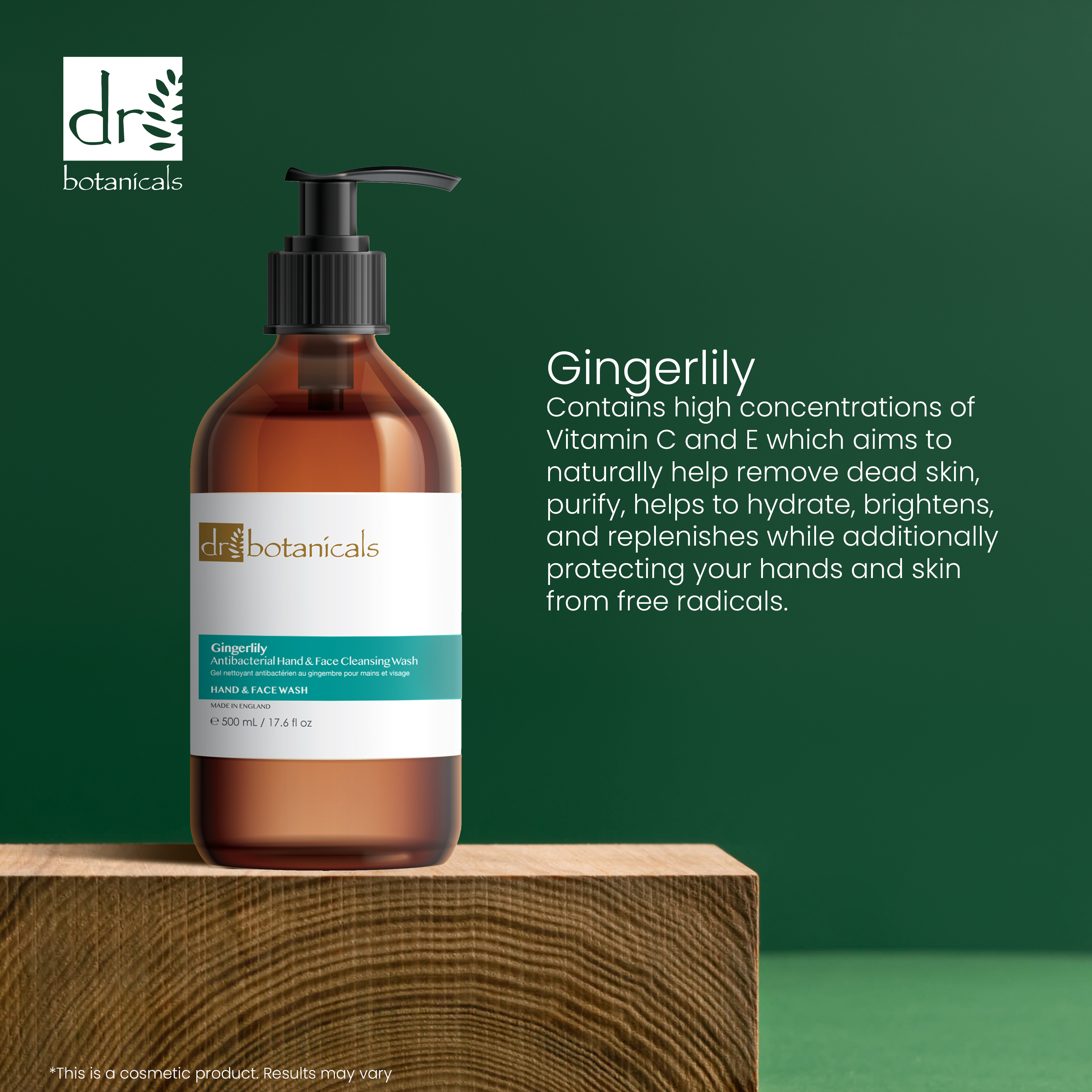 DB Gingerlily Antibakterielle Hand- und Gesichtsreinigung 