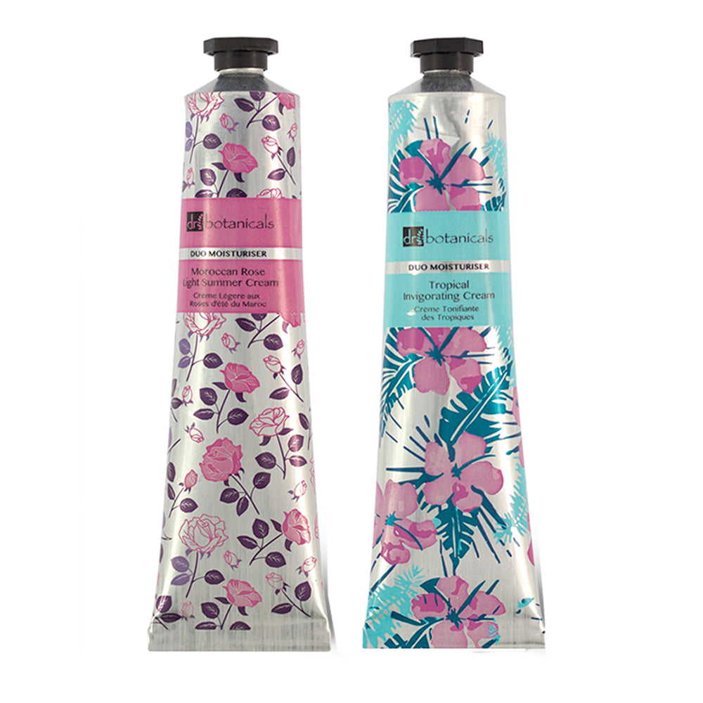 "  K2 DB Flower blossom collection : Moroccan rose summer duo cream 50ml + Tropical Invigoration Duo cream 50ml"