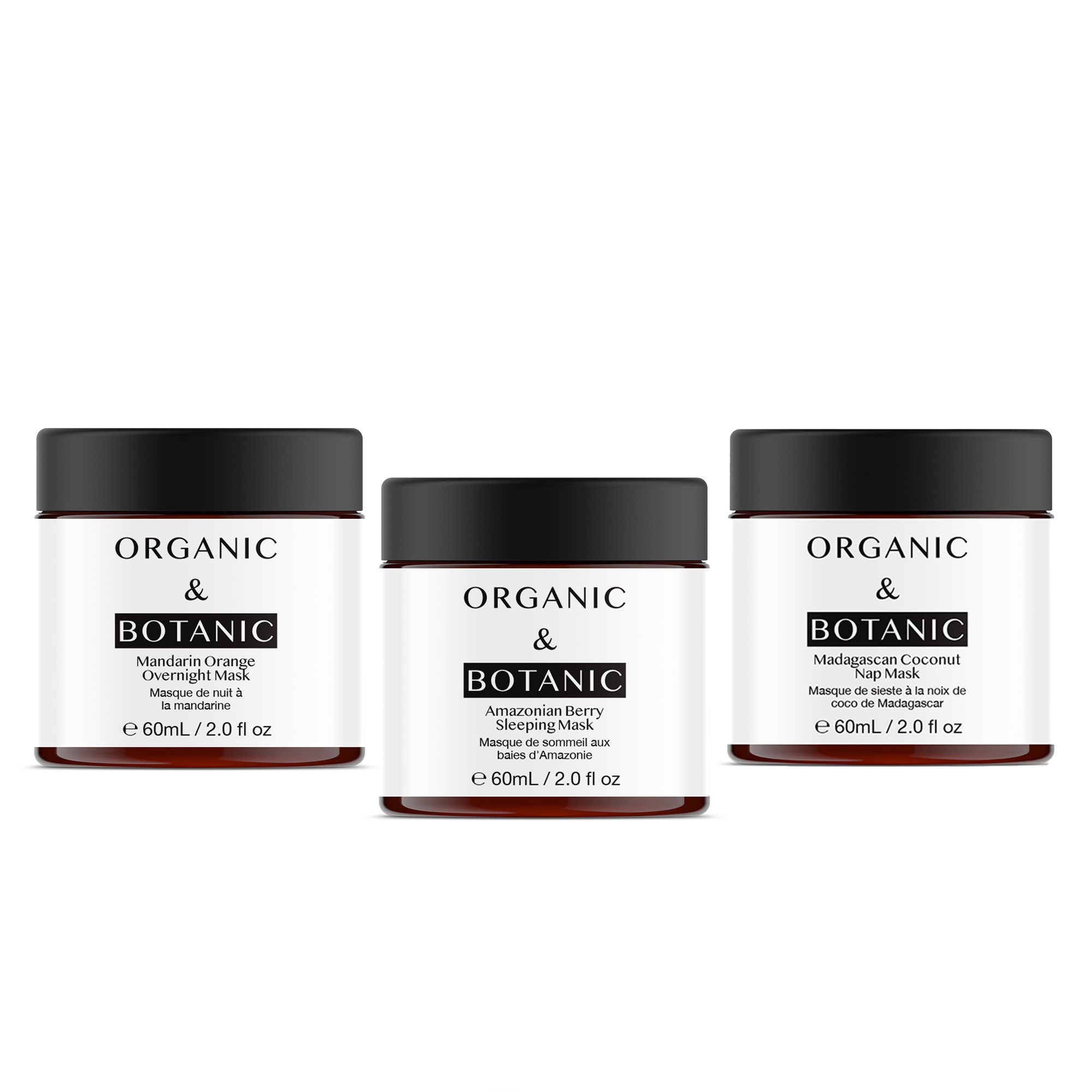 Organic & Botanic Overnight Mask Trio Pack