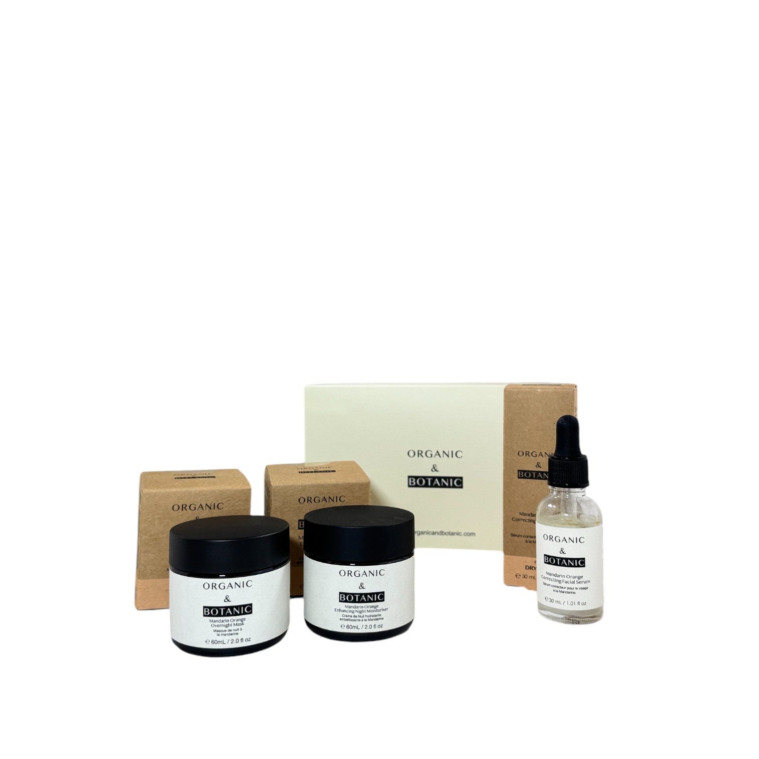 Organic & Botanic Mandarin Orange Anti-Ageing Skincare Christmas Gift Set