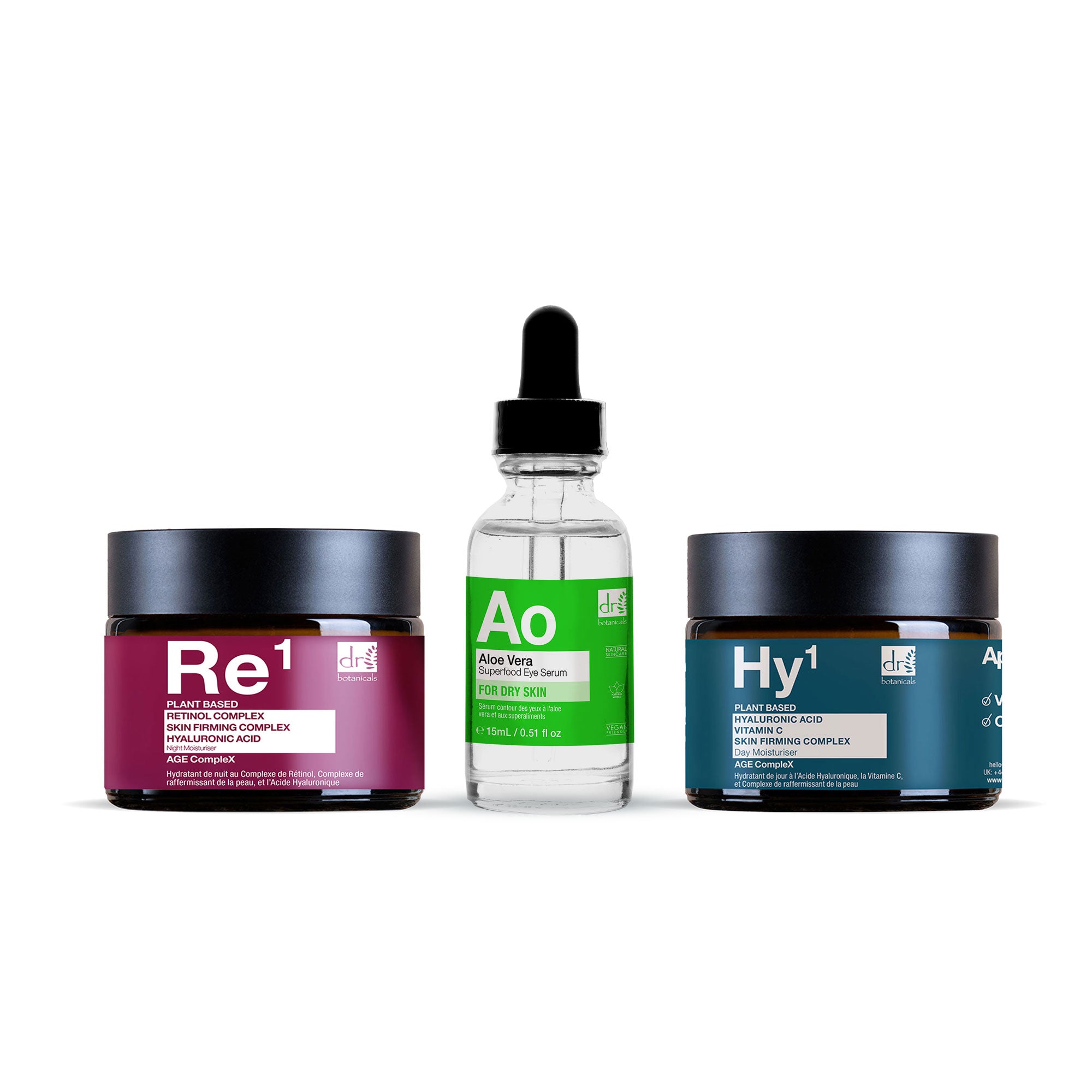 Aloe Vera, Hyaluronic Acid + Retinol Rejuvenating Routine