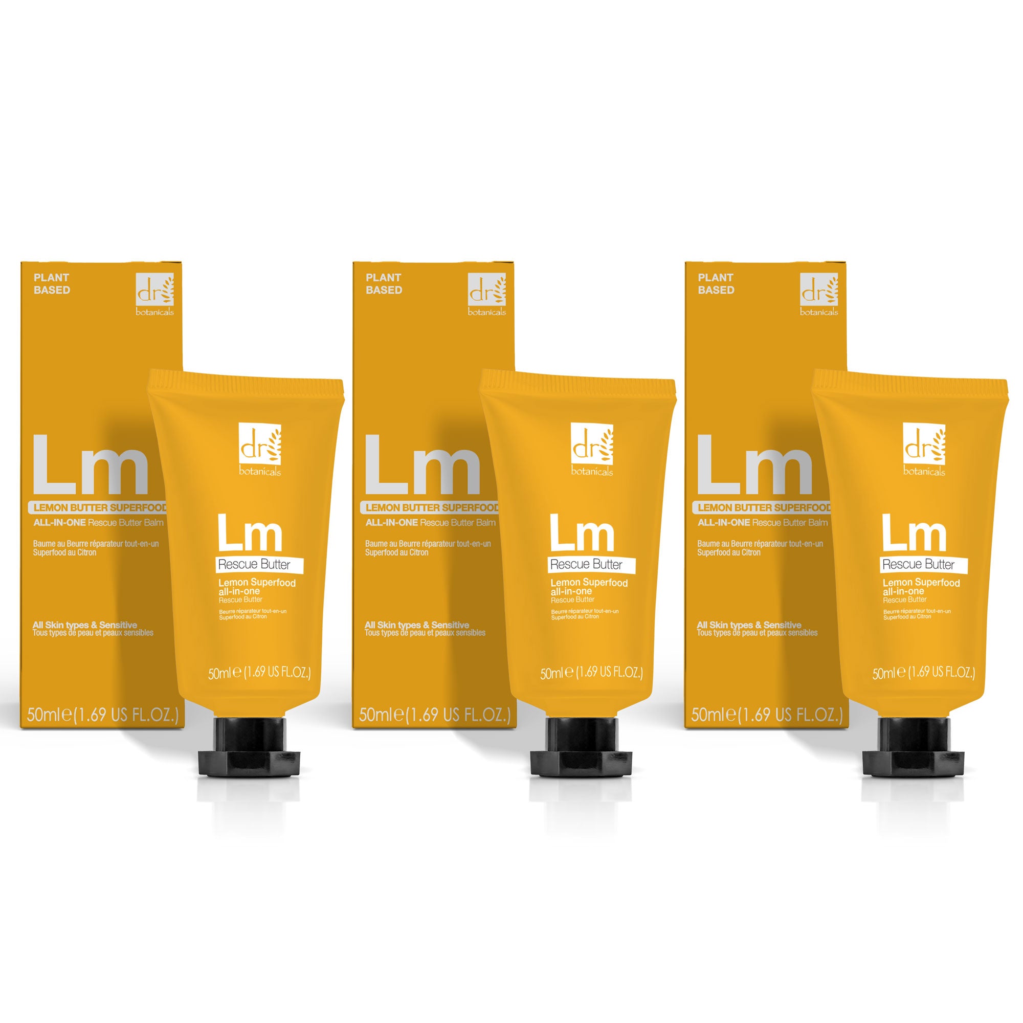 RDB Lemon Superfood all-in-one  Rescue Butter 50ml Trio Set