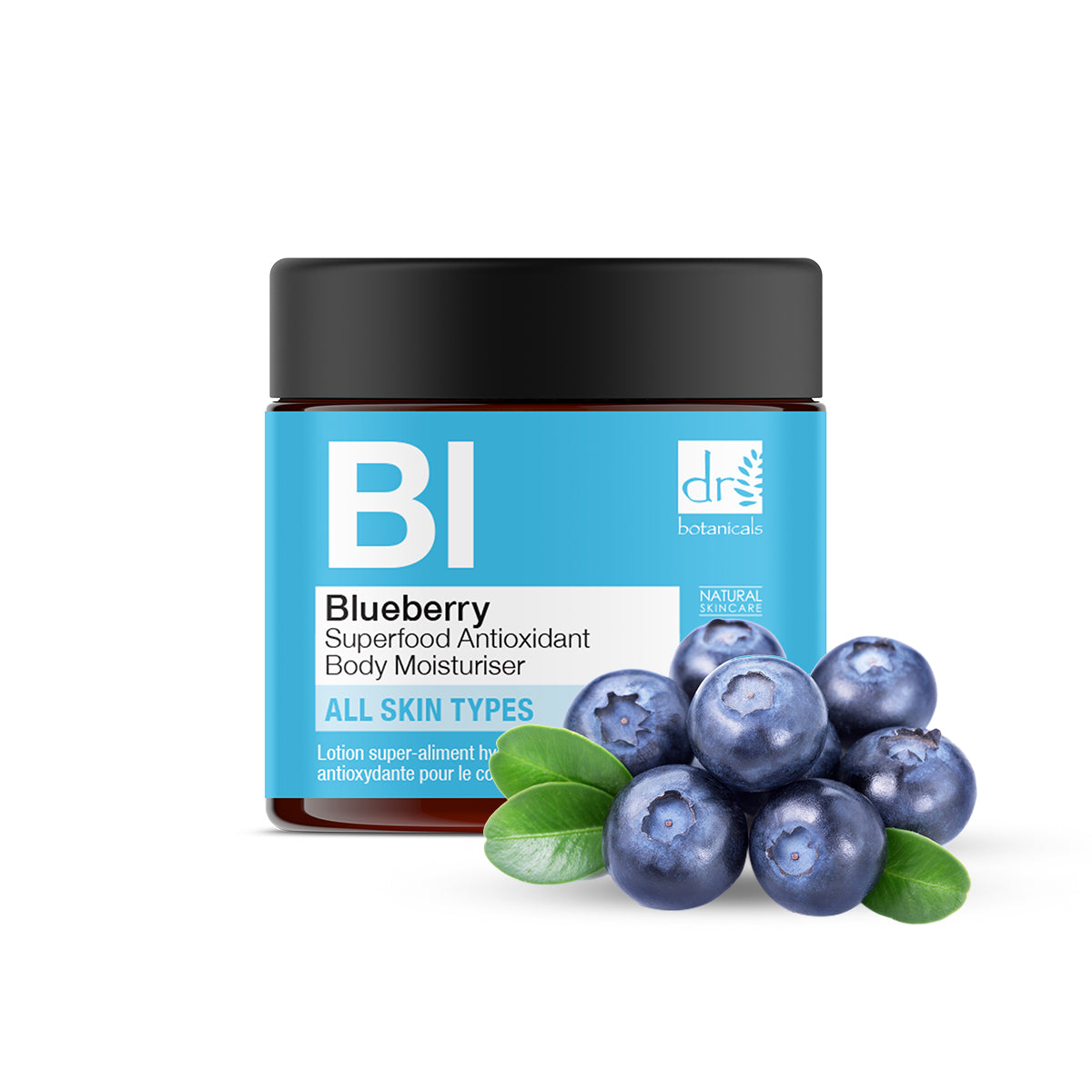 Blueberry Superfood Antioxidans-Körperfeuchtigkeitscreme 60 ml 