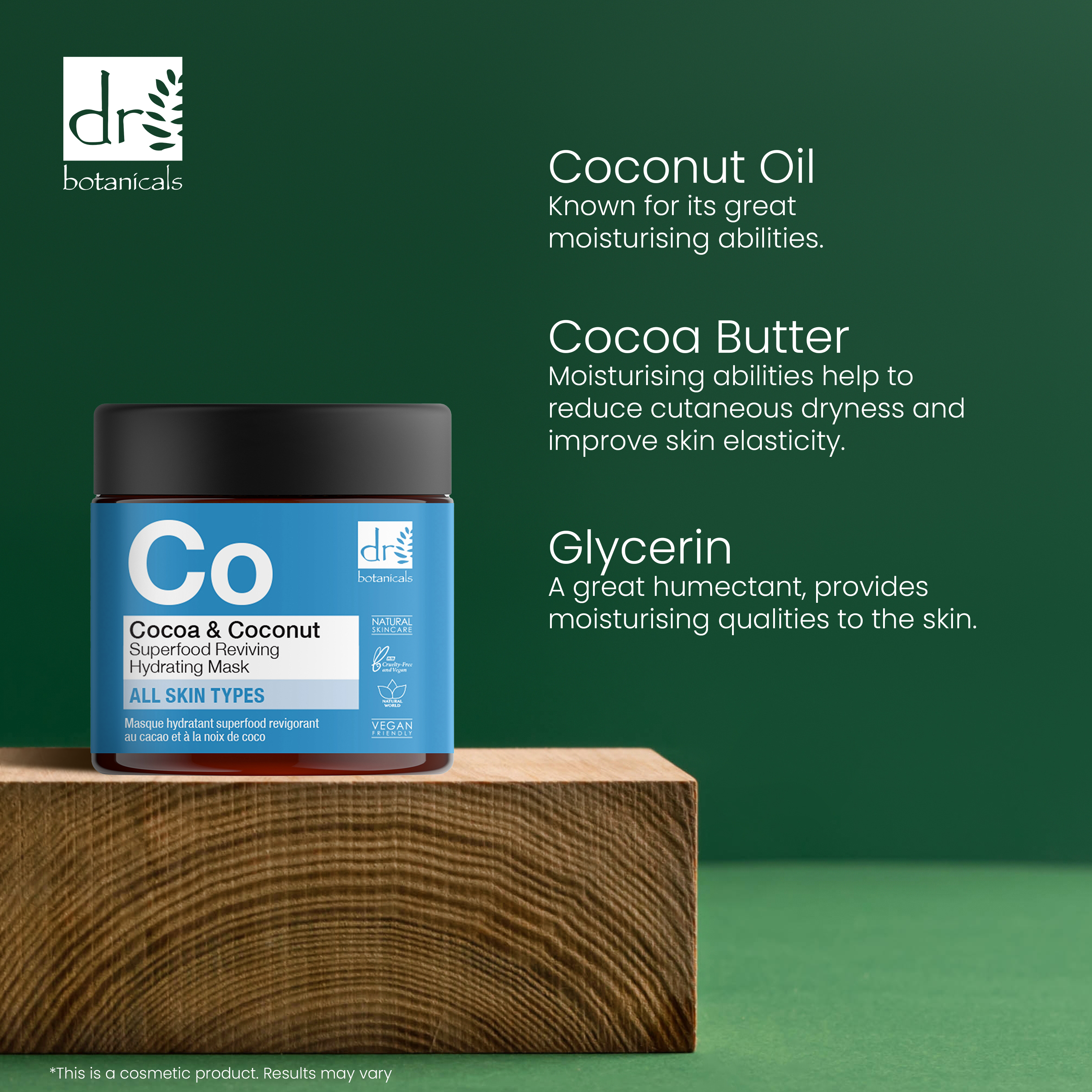 Cocoa & Coconut Superfood Reviving Hydrating Mask 60ml