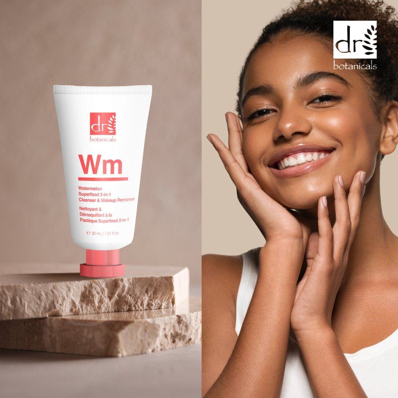 Nettoyant et démaquillant 2 en 1 à la pastèque 30 ml