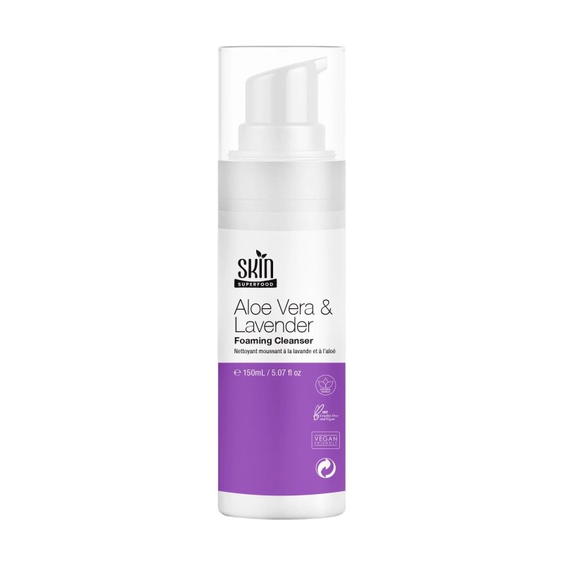 Aloe Vera & Lavendar Foaming Cleanser 150ml - Dr Botanicals