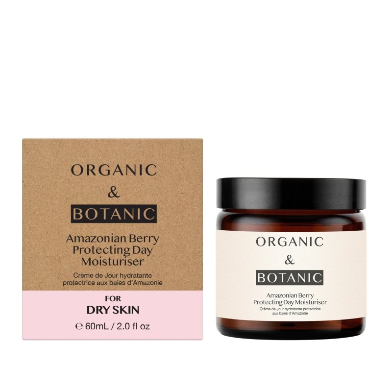 Amazonian Berry Day Moisturizer with Vitamin C & Plant Extracts - 60ml - Lightweight Hydration, Antioxidant Protection, & Brightening for Radiant Skin - Dr Botanicals