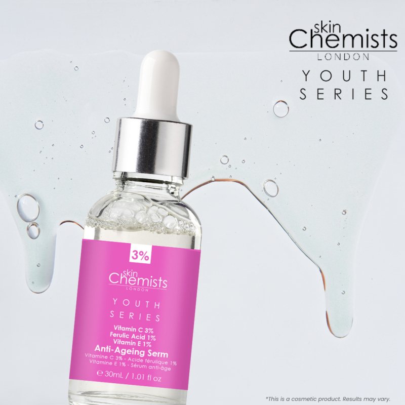 Anti - Ageing Serum Vitamin C 3%, Ferulic Acid 1%, Vitamin E 1% 30ml - Dr Botanicals