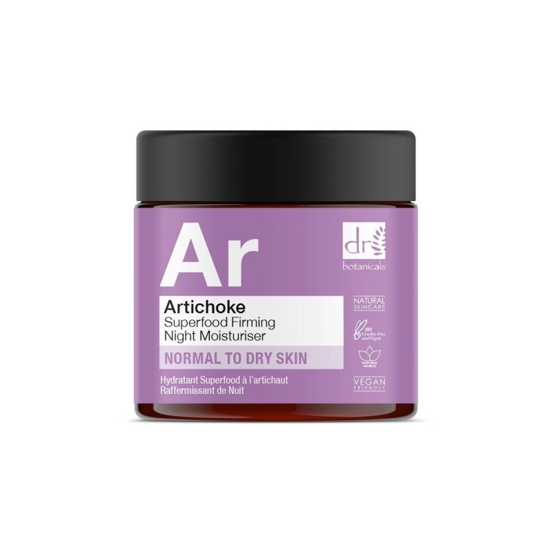 Artichoke Superfood Firming Night Moisturiser 60ml - Dr Botanicals