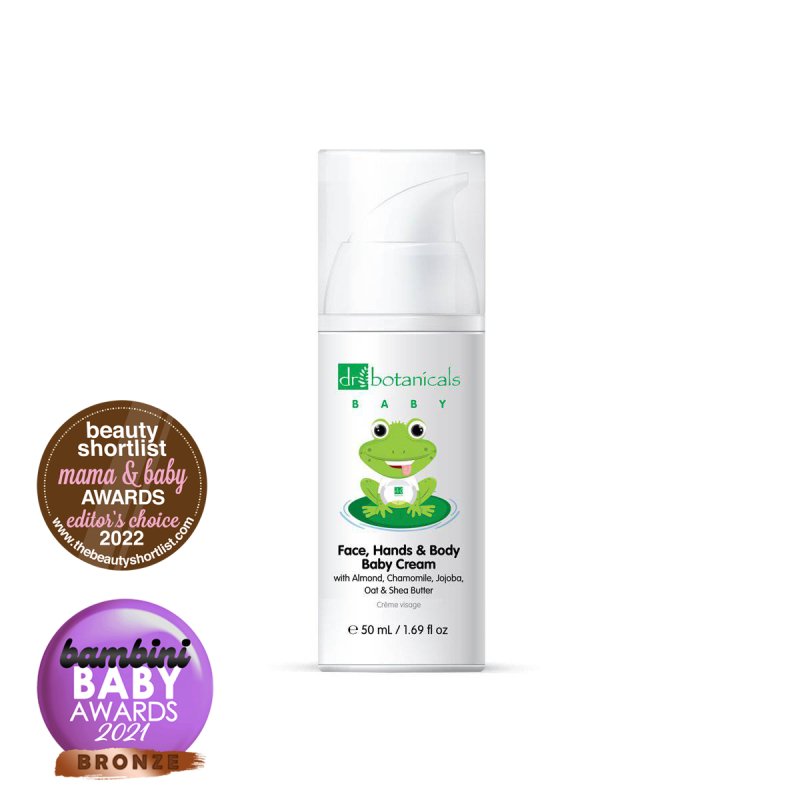 Baby Face, Hands & Body Baby Cream 50ml - Dr Botanicals