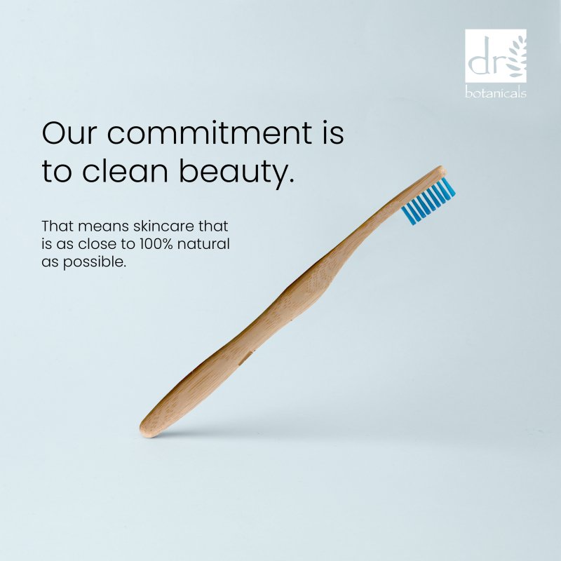 Bamboo Toothbrush Blue - Dr Botanicals