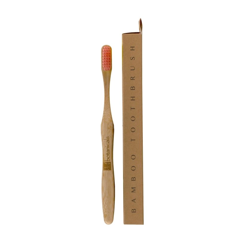 Bamboo Toothbrush Pink - Dr Botanicals