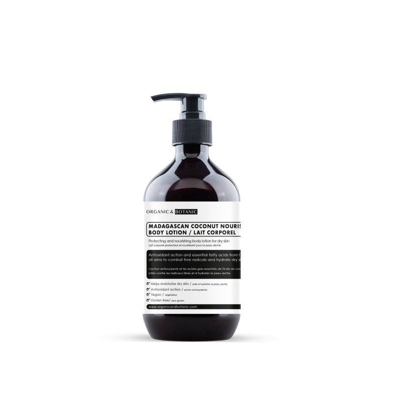 Lotion corporelle à la noix de coco de Madagascar - 250 ml - Hydratante et nourrissante en profondeur avec de l'huile de noix de coco pour une peau douce, lisse et éclatante