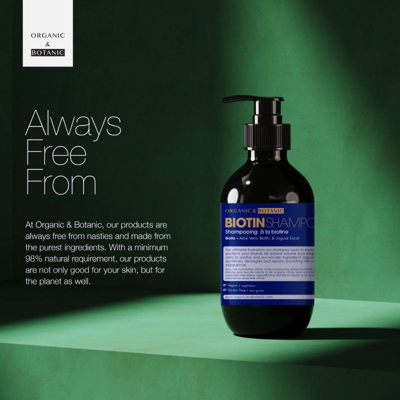 Shampoing à la biotine 500 ml