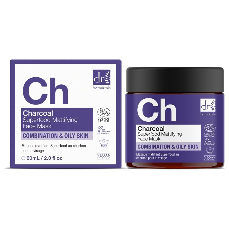 Charcoal Superfood Face Mask Duo - Dr Botanicals