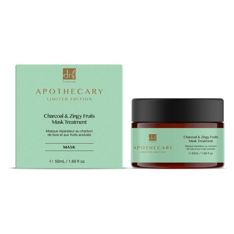 Charcoal & Zingy Fruits Treatment Mask 50ml - Dr Botanicals