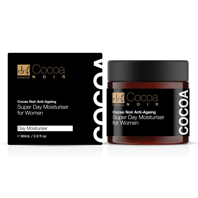 Cocoa Noir Anti - Ageing Super Day Moisturiser for Women 60ml - Dr Botanicals