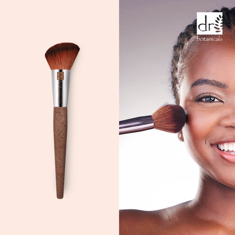 Coffee Ground Blush Brush - Dr Botanicals