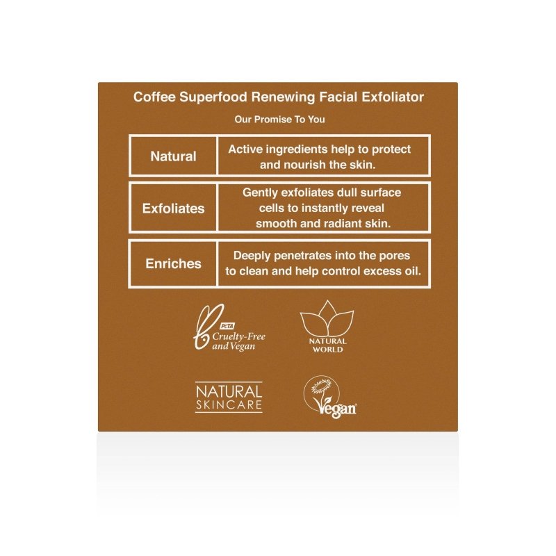 Coffee Superfood Renewing Facial Exfoliator 60ml - Dr Botanicals