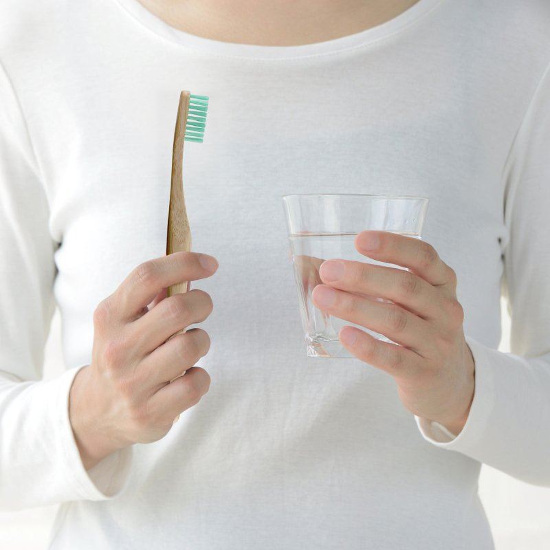 Kit de brosse à dents en bambou