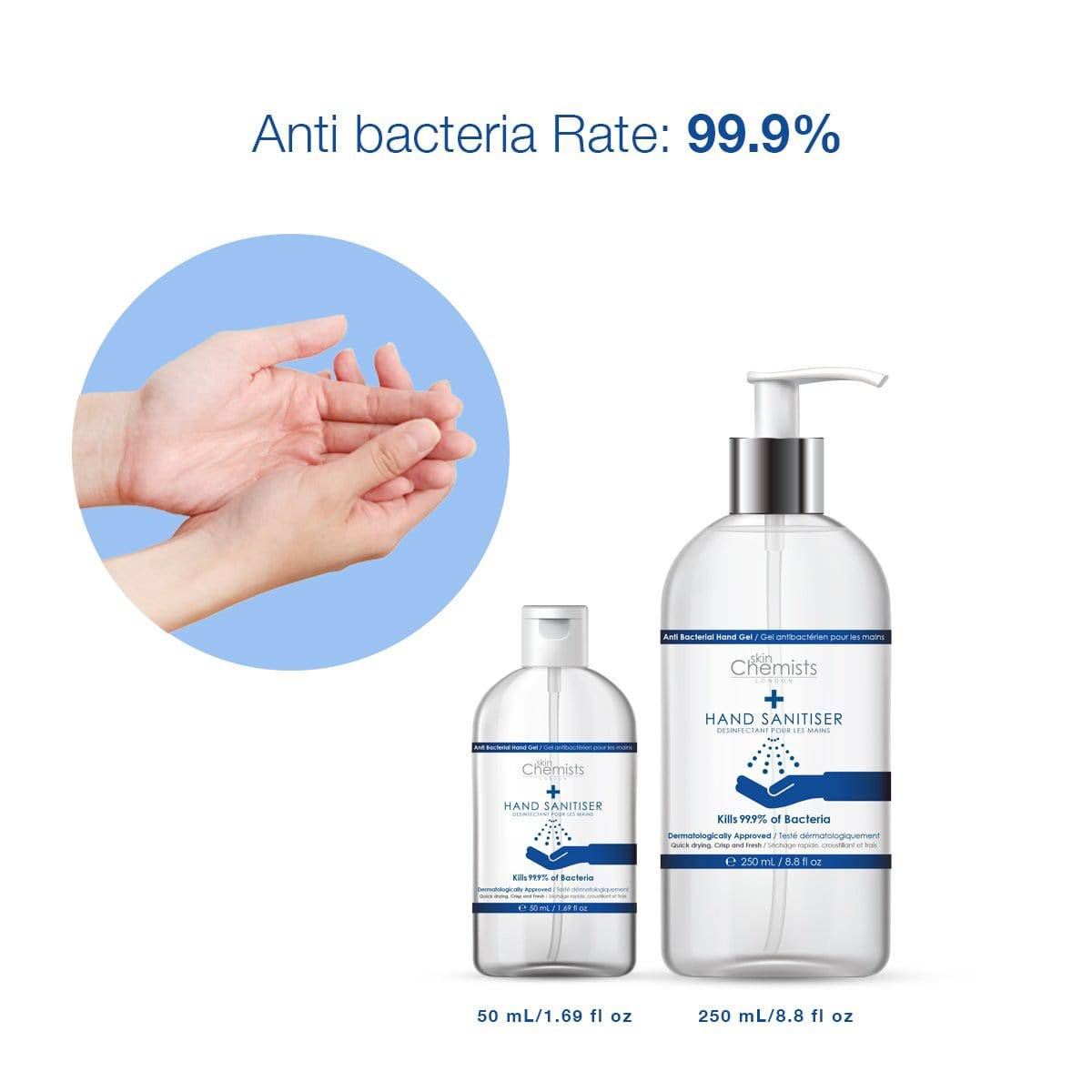Désinfectant pour les mains SkinChemists 250 ml