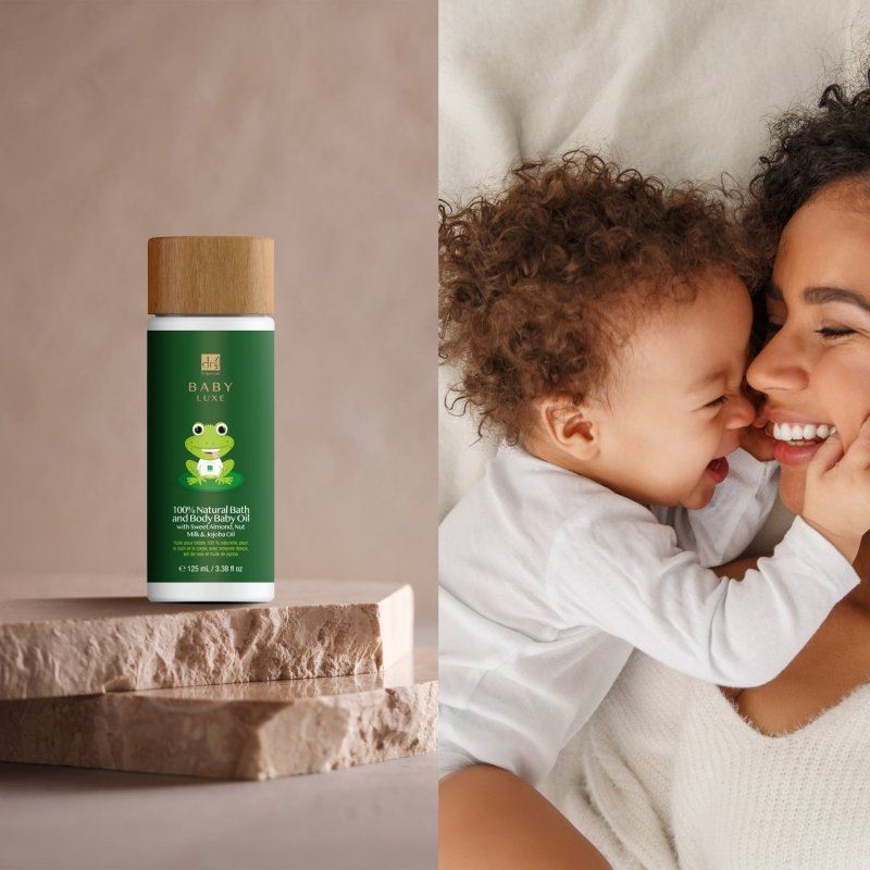 Baby Lux Leche Corporal Bebé Aceite De Almendras Dulces Y Manzanilla 200ml