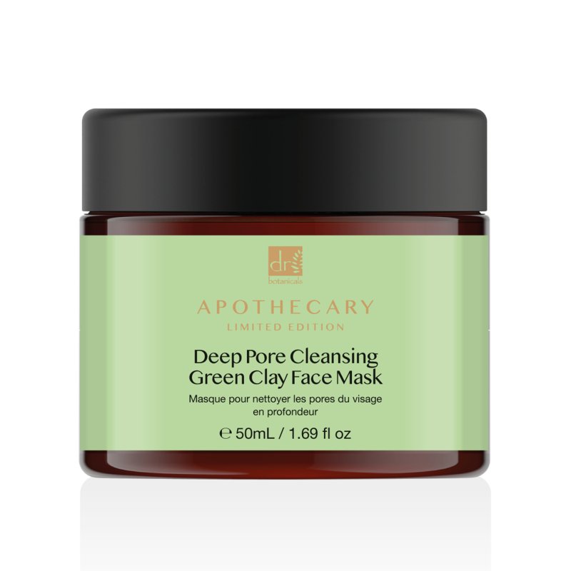 Deep Pore Cleansing Green Clay Face Mask 50ml - Dr Botanicals