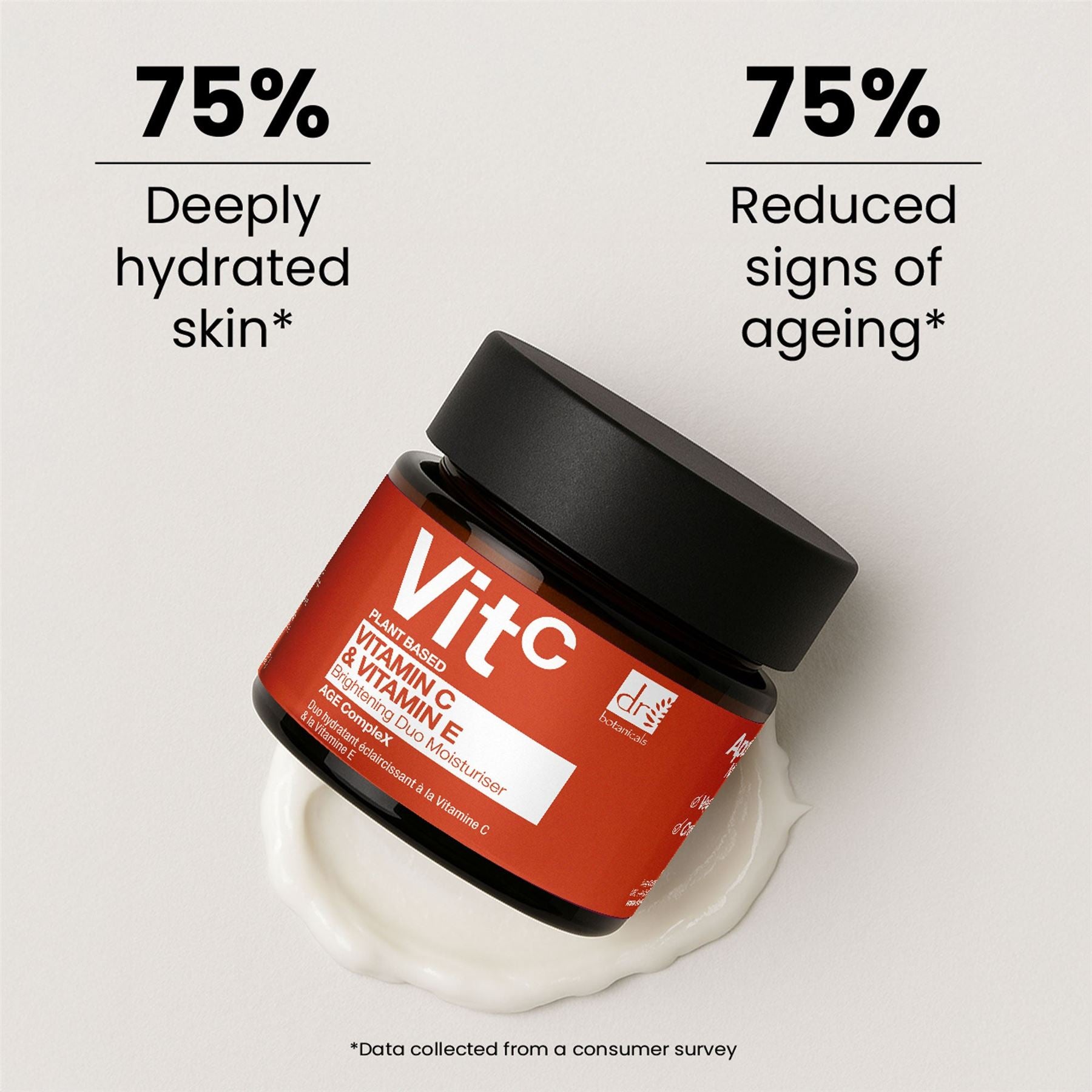 Dúo hidratante iluminador con vitamina C 1% y vitamina E 60 ml