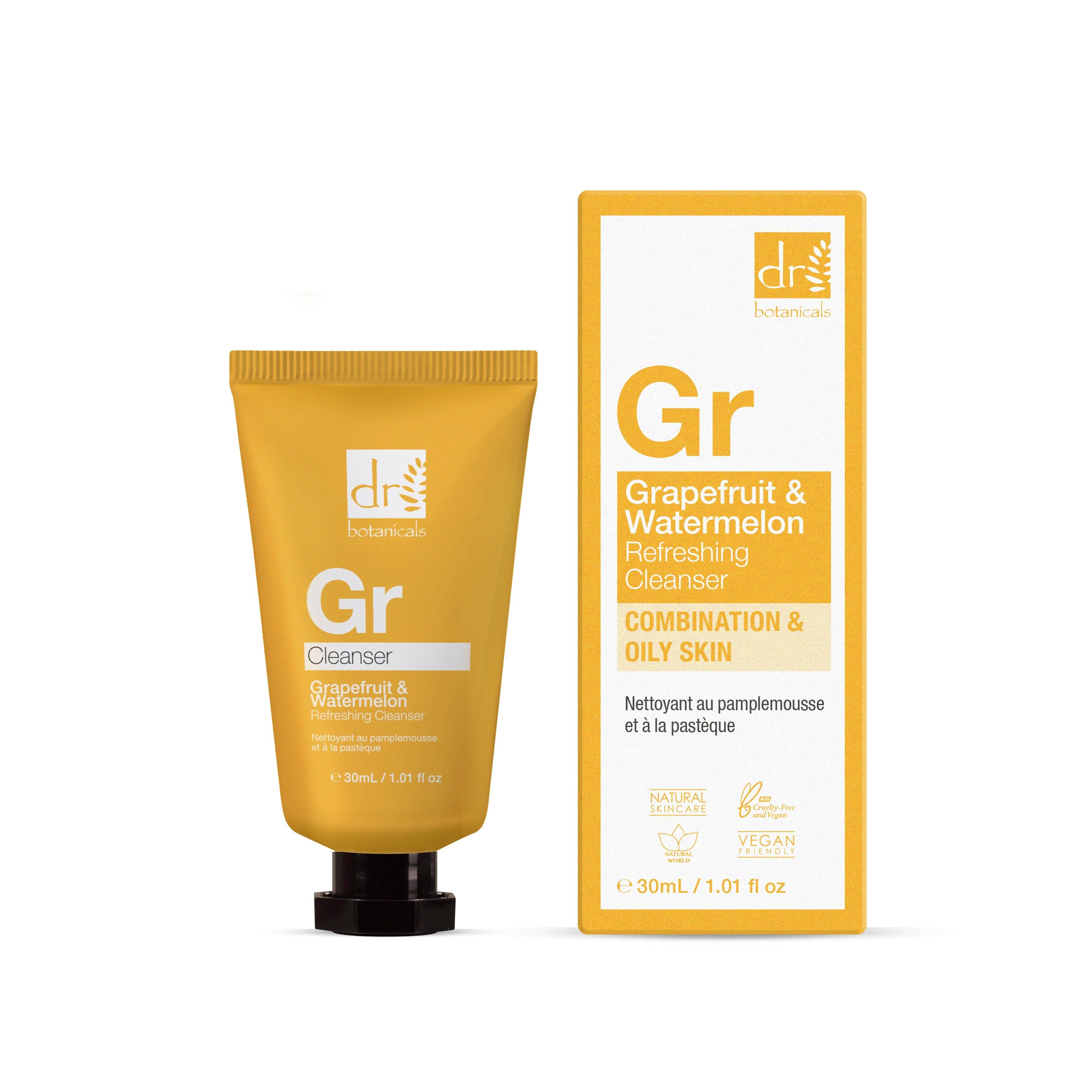 Duo nettoyant rafraîchissant au pamplemousse et à la pastèque