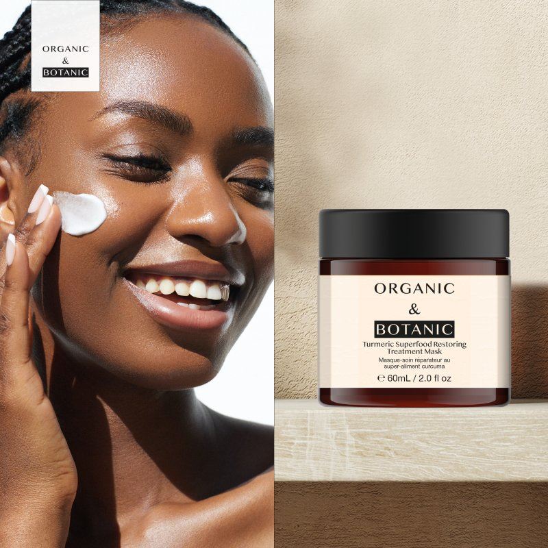 Masque de traitement réparateur aux superaliments au curcuma 60 ml 