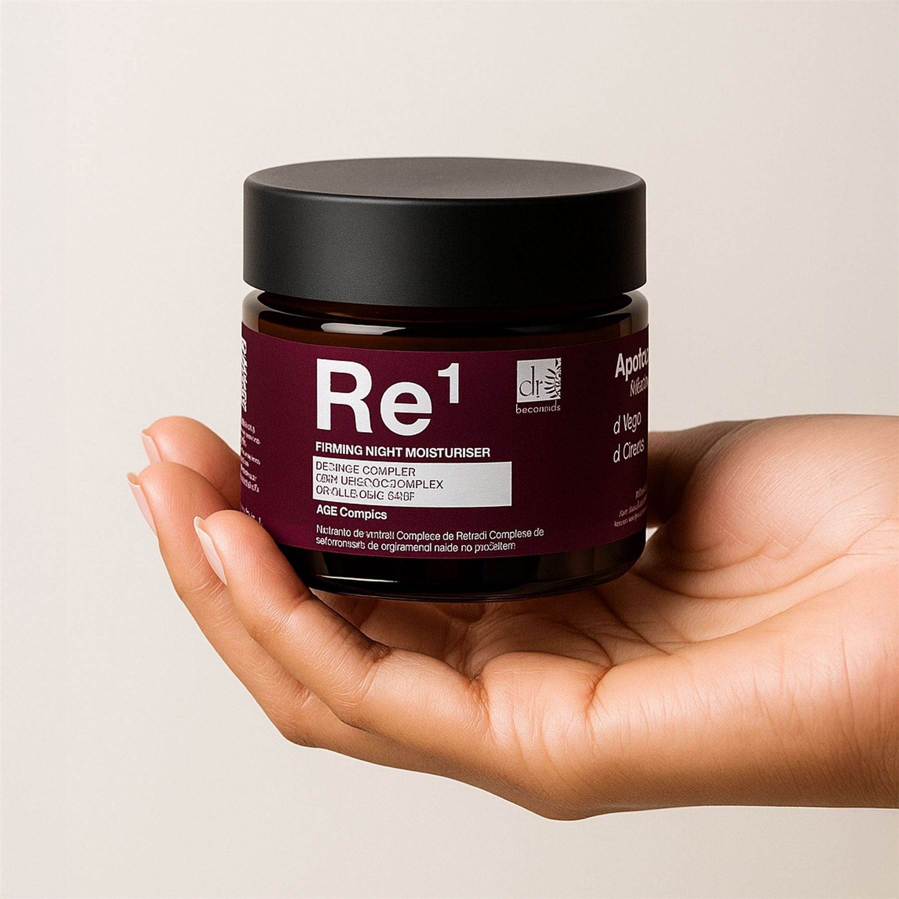 Complexe de rétinol 1 %, complexe raffermissant pour la peau 1 % et acide hyaluronique 1 % Crème hydratante de nuit 60 ml