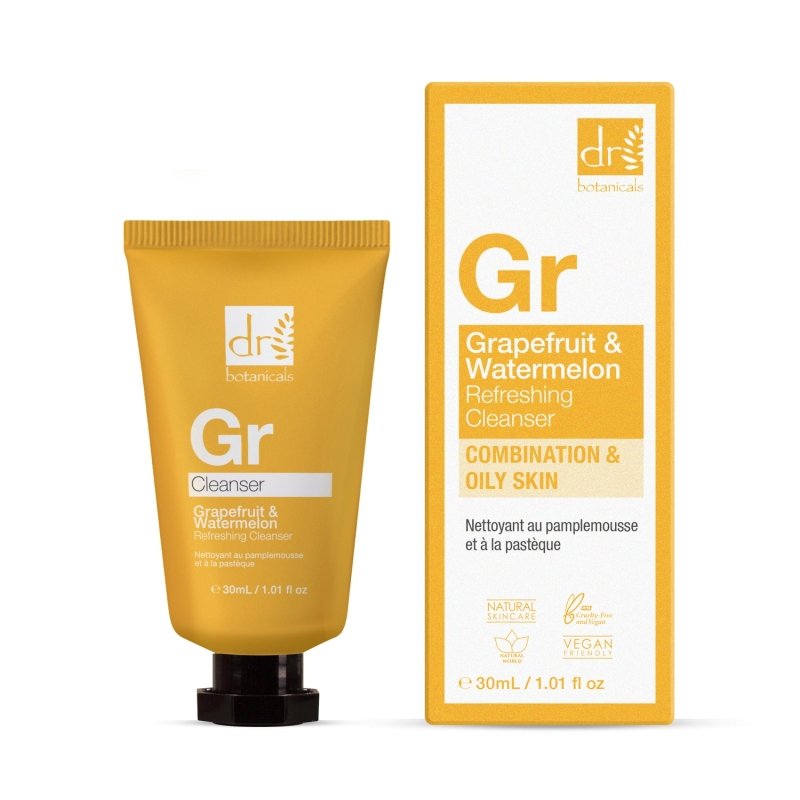 Grapefruit & Watermelon Refreshing Cleanser 30ml - Dr Botanicals