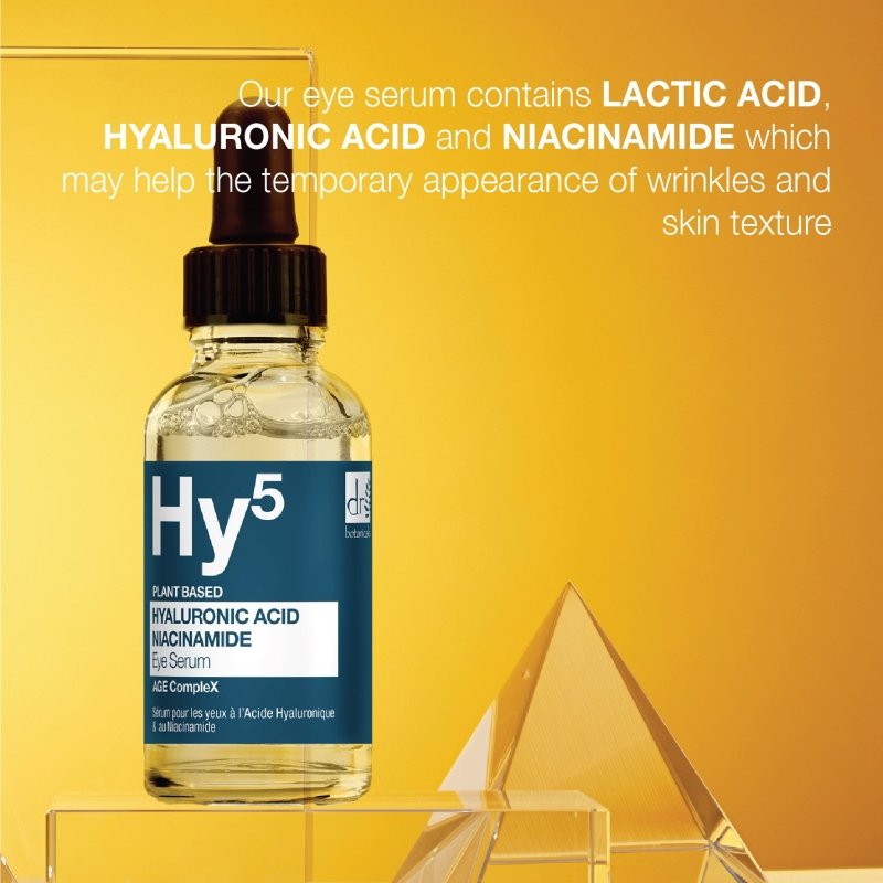 Hyaluronic Acid 5% & Niacinamide 5% Eye Serum 15ml - Dr Botanicals