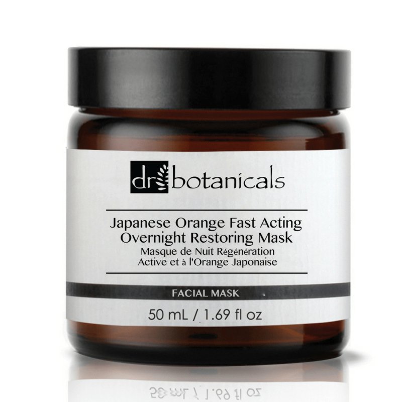 Japanese Orange Fast Acting Overnight Restoring Mask 50ml - Dr Botanicals