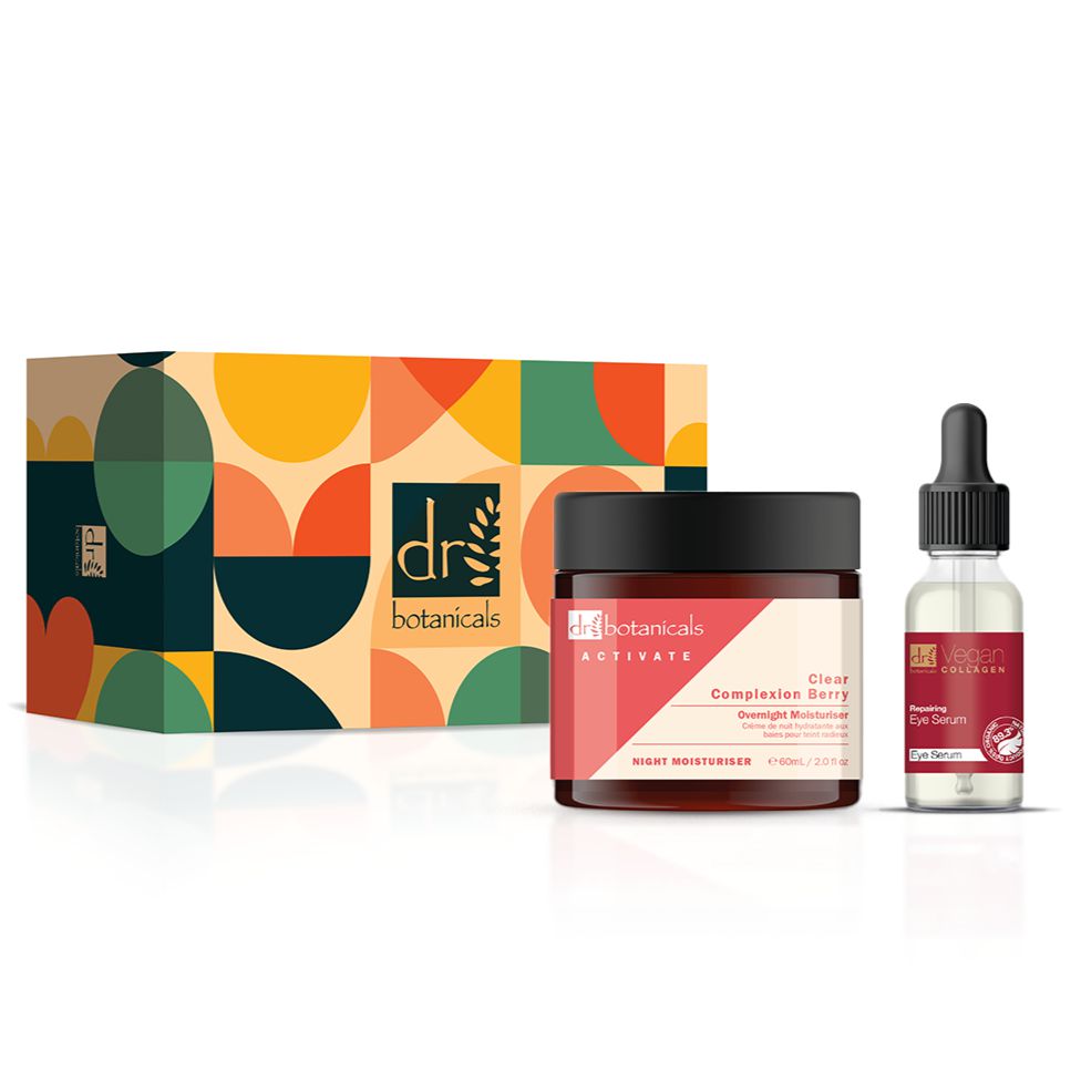 Dr Botanicals Collagen Eye Serum & Berry Moisturiser Anti-Ageing Kit