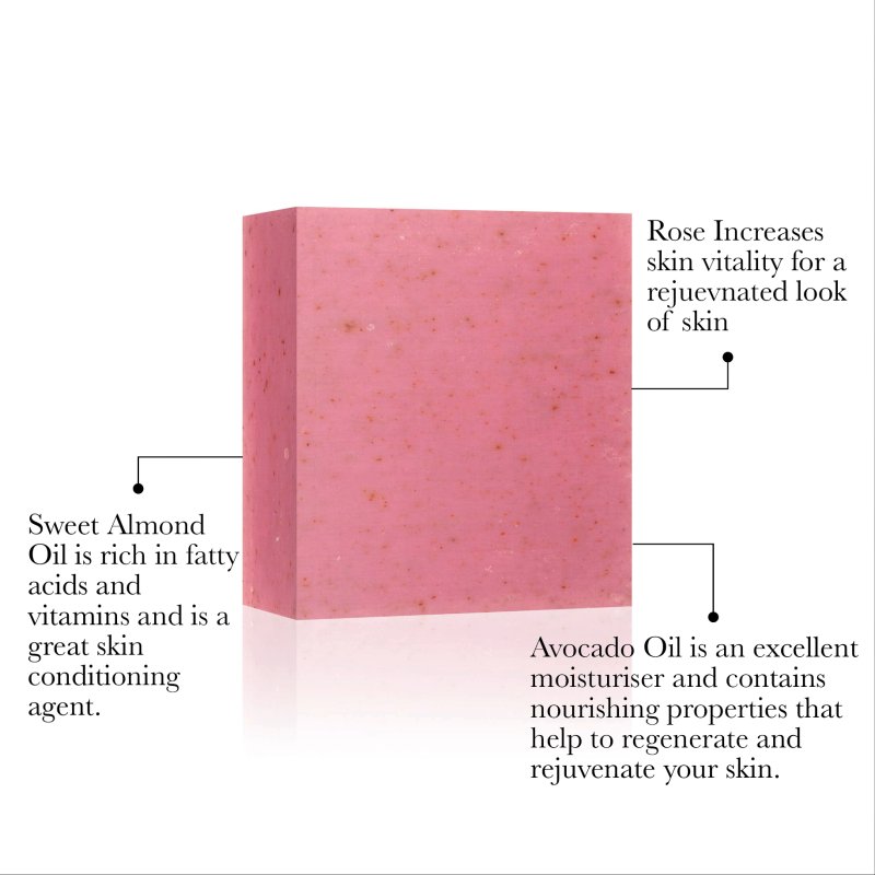 La Rose Francaise Facial Cleansing Bar 100g - Dr Botanicals