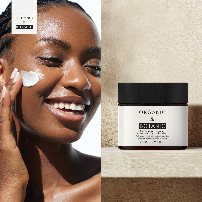 Madagascan Coconut Day Cream - 60ml - Lightweight Hydration, Antioxidant Protection, & Brightening with Vitamin C for Radiant Skin - Dr Botanicals