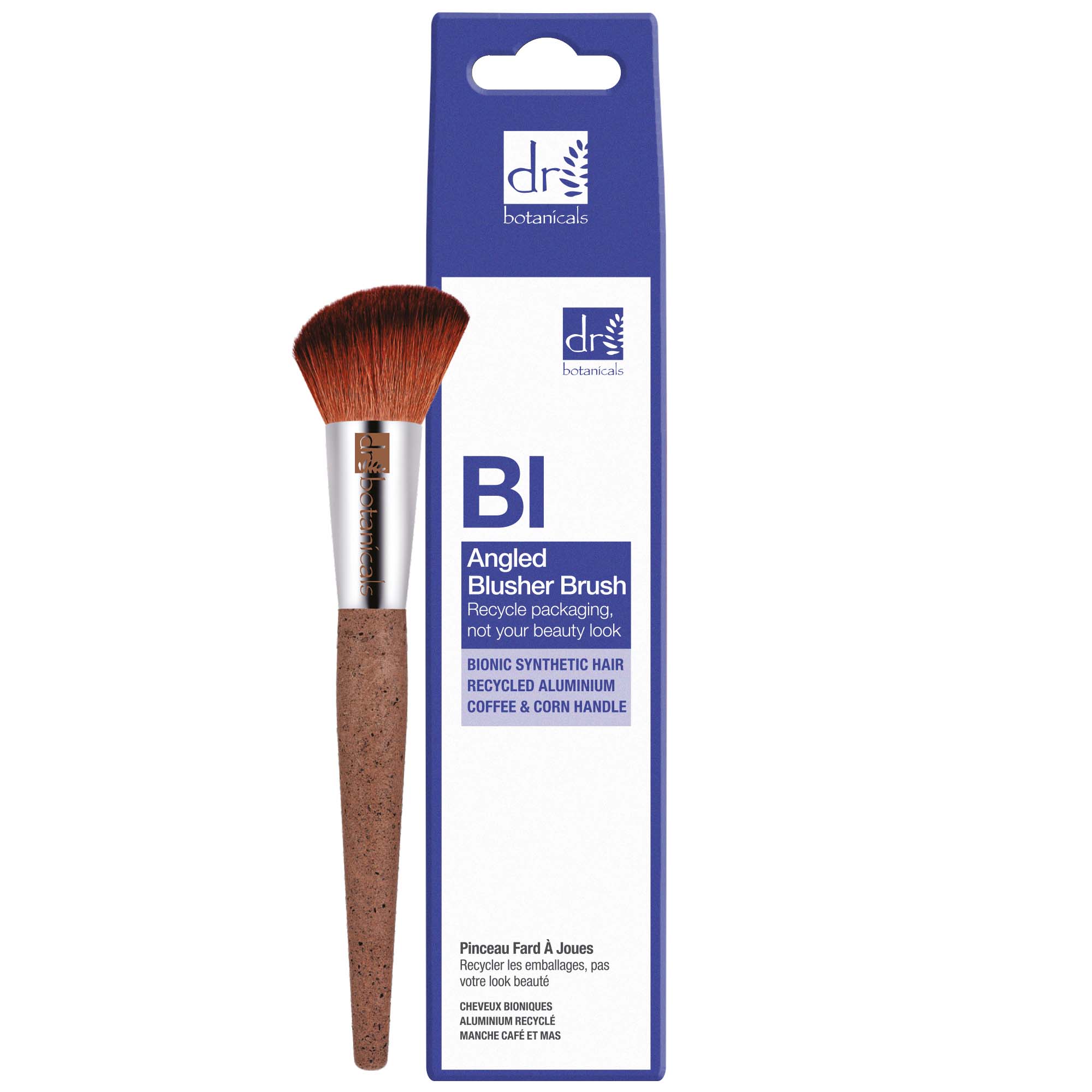 Dr Botanicals Coffee Ground Blush Brush Twin Value Savings Pack