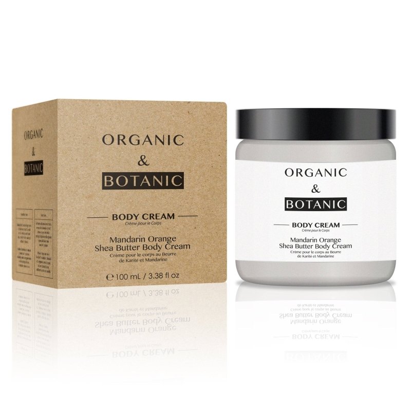 Mandarin Orange Shea Butter Body Cream 100ml - Dr Botanicals