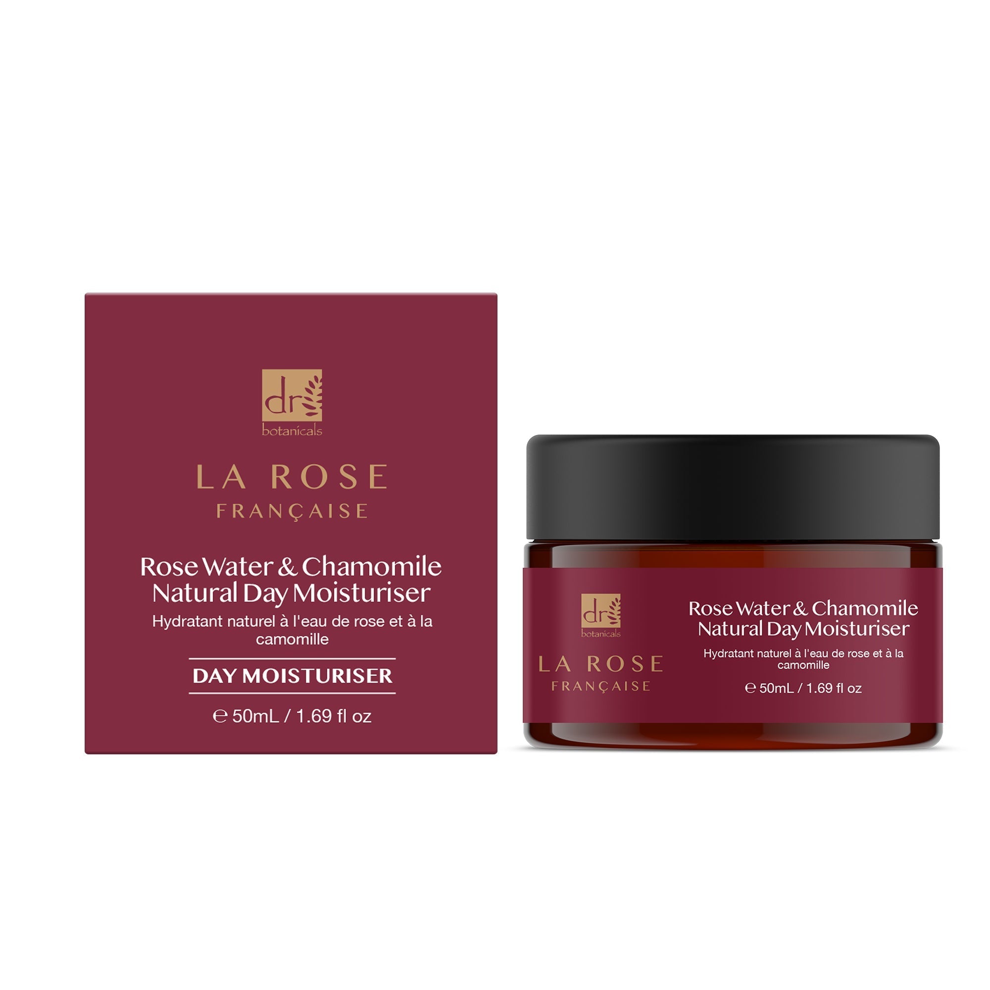 Dr Botanicals La Rose Francaise Day Moisturiser 50ml Twin Value Savings Pack