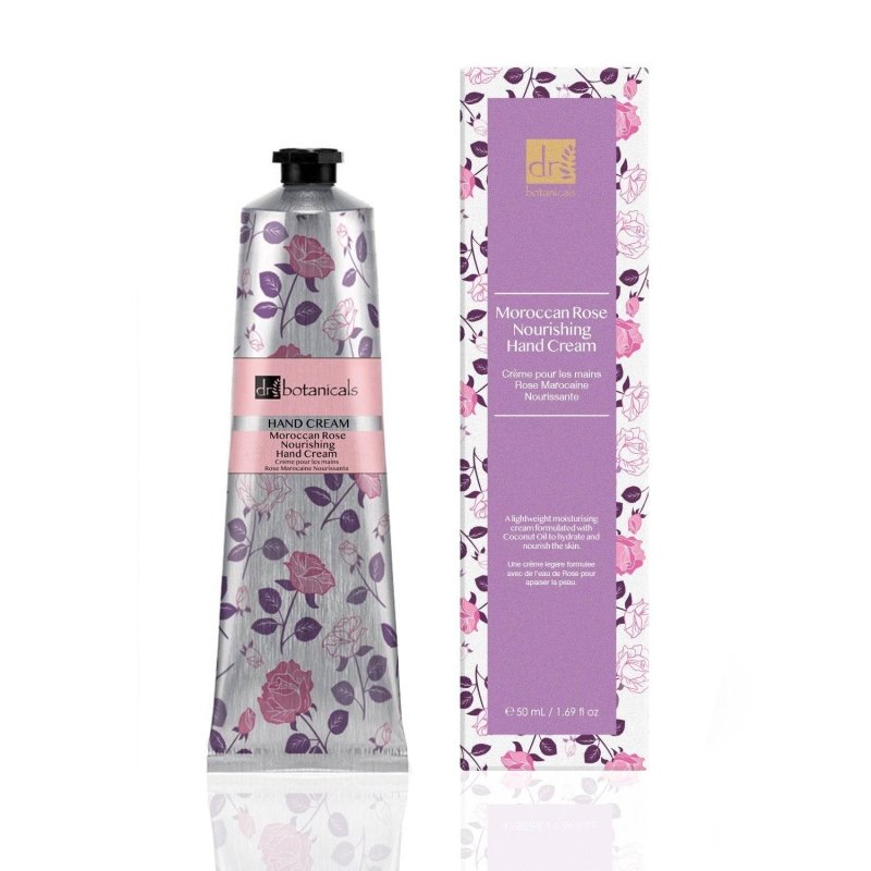 Moroccan Rose Nourishing Hand Cream 50ml - Dr Botanicals