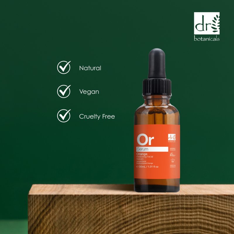 Orange Restoring Facial Serum 30ml - Dr Botanicals