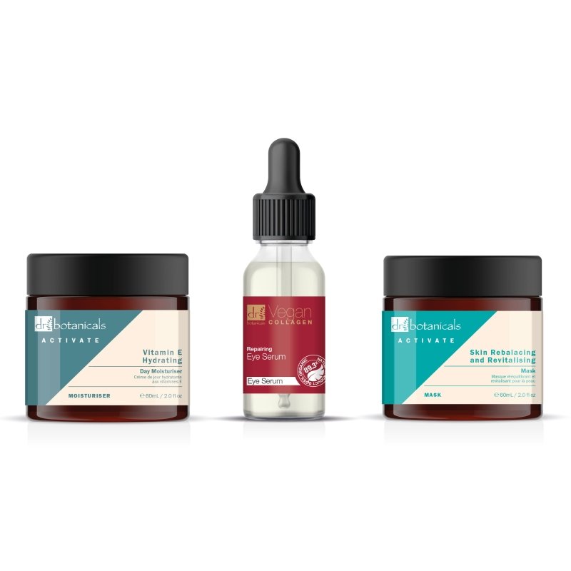 Rebalacing + Revitalising Vitamin E Hydrating Morning Kit - Dr Botanicals