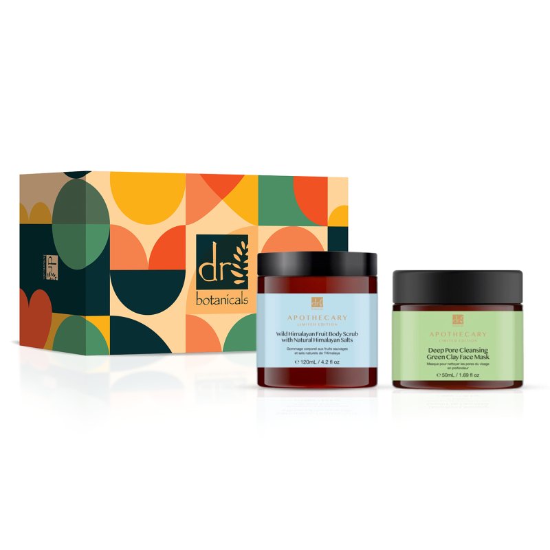 Rebalancing Mask & Wild Himalayan Body Scrub - Dr Botanicals