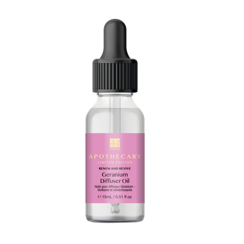 Renew & Revive Geranium Diffuser Oil 15ml - Dr Botanicals