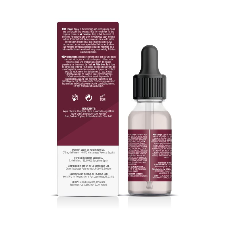 Rose And Lavender Intensive Night Therapy Eye Serum 15ml - Dr Botanicals