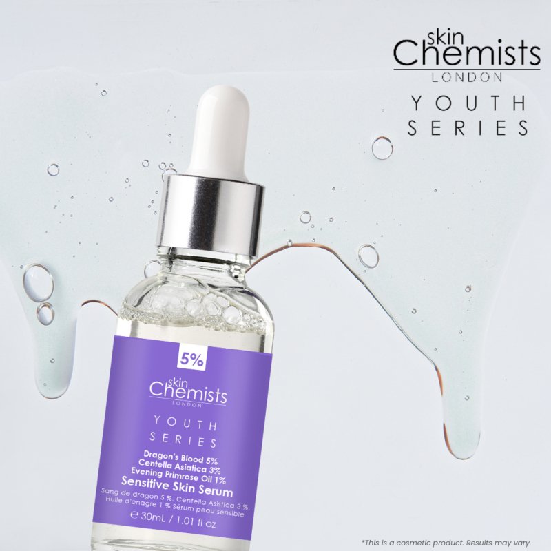 Sensitive Skin Serum Dragon's Blood 5%, Centella Asistica 3%, Evening Primrose Oil 1% 30ml - Dr Botanicals